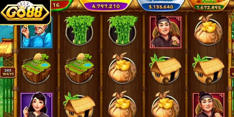 Ăn Khế Trả Vàng GO88 - Tái Hiện Thế Giới Cổ Tích 2026 2 Bảng biểu tượng chính trong game