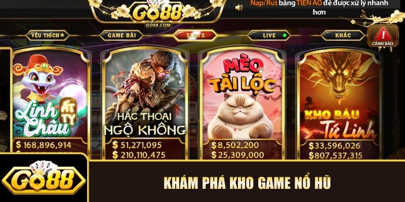 GO88 Page - Link Tải Go88 Chính Thức, Trang Chủ Go 88 Đăng nhập 2026 36 Khám phá kho game nổ hũ
