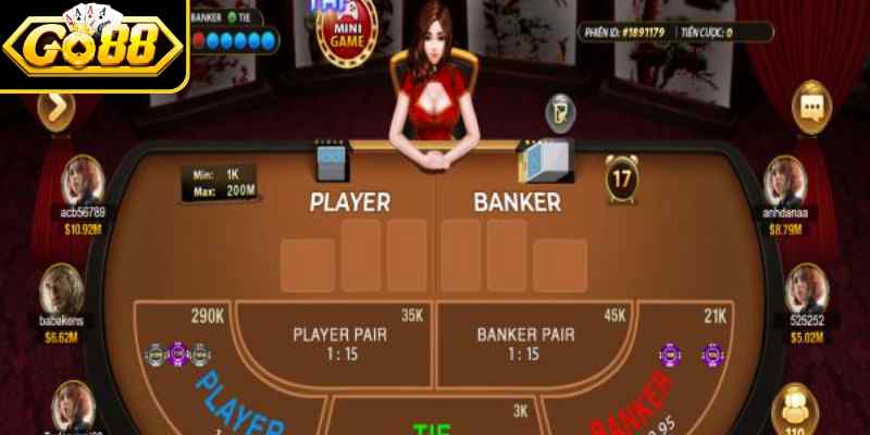 Baccarat Trực Tuyến Go88 - Nắm Rõ Luật Chơi Hốt Bạc 1 Tựa game Baccarat trực tuyến Go88 cực thu hút