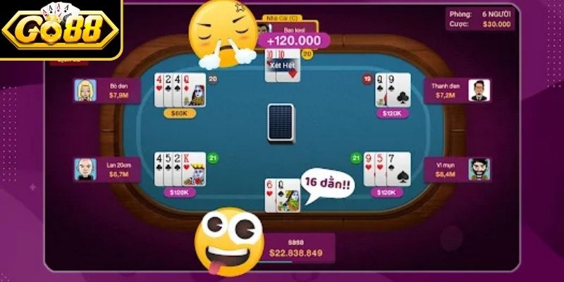 Tận dụng luật đền là kinh nghiệm đánh xì dách Go88 hay