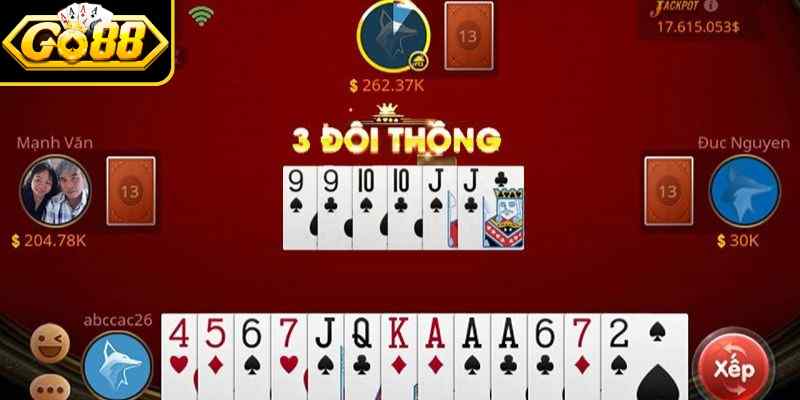 Trường hợp ăn trắng ở trong tựa game tiến lên