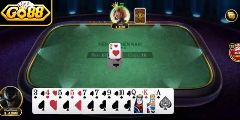Luật chơi tiến lên miền nam Go88 cùng thông tin cụ thể